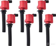 🔥 ena direct set of 6 ignition coil pack - compatible with ford mercury mazda escape freestyle mariner v6 3.0l - dg500 dg513 fd502 replacement логотип