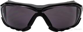 img 3 attached to 🕶️ Ultimate Protection and Style: Global Vision Padded Motorcycle Sport Sunglasses in Octane Gray Smoke Lens