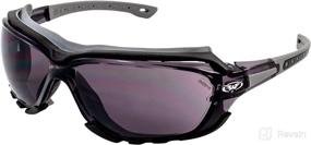 img 4 attached to 🕶️ Ultimate Protection and Style: Global Vision Padded Motorcycle Sport Sunglasses in Octane Gray Smoke Lens
