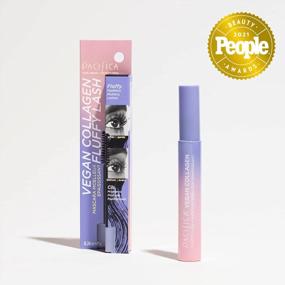 img 3 attached to Vegan Fluffy Lash Mascara By Pacifica - Black, 0.24 Oz - Women'S Mascara For Collagen-Boosted Volume
