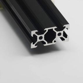 img 3 attached to 2 шт., 600 мм, 2040 В, европейский стандарт, анодированный черный алюминиевый профиль, экструзионная линейная направляющая для 3D-принтера, ЧПУ, сделай сам, лазерный гравировальный станок от Iverntech