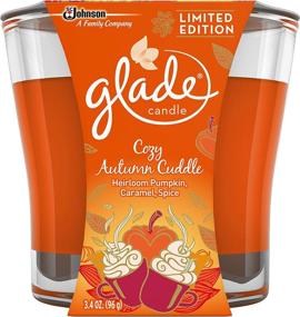 img 4 attached to 🍂 Glade Cozy Autumn Cuddle Jar Candle Air Freshener, 3.4 oz - Create a Warm & Inviting Atmosphere