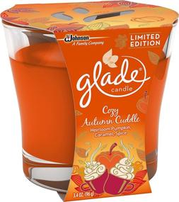 img 2 attached to 🍂 Glade Cozy Autumn Cuddle Jar Candle Air Freshener, 3.4 oz - Create a Warm & Inviting Atmosphere