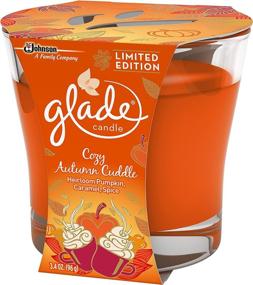 img 3 attached to 🍂 Glade Cozy Autumn Cuddle Jar Candle Air Freshener, 3.4 oz - Create a Warm & Inviting Atmosphere