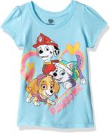 paw patrol toddler sleeve violet girls' clothing : tops, tees & blouses logo