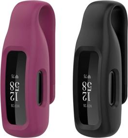 img 4 attached to (2 Pack) Seltureone Compatible For Fitbit Inspire 2 Clips With Steel Sheet Wellness & Relaxation