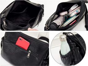 img 1 attached to Ayliss Women'S Casual Shoulder Bag Retro Soft PU Leather Crossbody Messenger Handbag