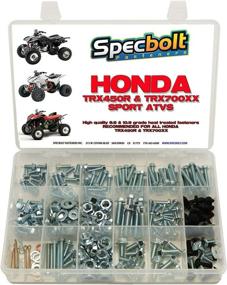 img 2 attached to 🔩 Комплект болтов Specbolt 250 шт. для Honda TRX450R TRX450ER & TRX700XX: оригинальные болты для обслуживания и реставрации.