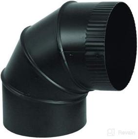 img 1 attached to 🔧 Imperial Mfg Group BM0345: 3" Dia. Black 28 Ga Elbow by Imperial Manufacturing - High Quality HVAC Fitting