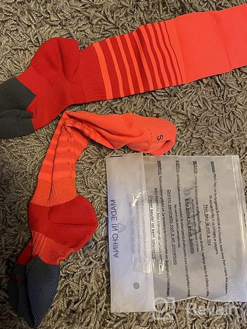 img 1 attached to 🧦 Pauboland Cushioned Blister-Resistant Athletic Football Boys' Socks & Hosiery review by Jim Polacek