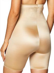 img 2 attached to Shape Your Figure With Arabella Women'S Shine High Waist Thigh Control Shapewear From Amazon Brand