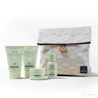 👶 pipette baby travel kit - hypoallergenic trial size toiletries, synthetic fragrance-free baby gift set, cruelty-free, including 4 products + travel pouch logo