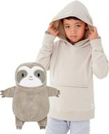 🦁 cubcoats transforming sweatshirt: convertible character boys' clothing at fashion hoodies & sweatshirts online logo