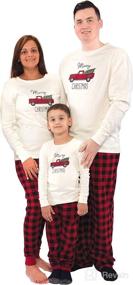 img 3 attached to Touched Nature Unisex Holiday Pajamas Apparel & Accessories Baby Boys in Clothing