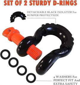 img 1 attached to HOUERT Shackles Strength Isolator Off Road Exterior Accessories at Towing Products & Winches