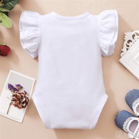 img 2 attached to 👶 Adorable Ruffle Sleeveless T-Shirt for Toddler Baby Girls - Stylish Solid Cotton Blouse by LYSMuch