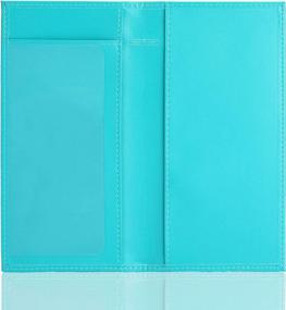 img 2 attached to LYOOMALL Leather Checkbook And Register Holder - Sleek Wallet For Men And Women