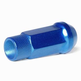 img 2 attached to 🔧 Circuit Performance 12x1.5 Blue Extended Open End Hex Lug Nut Set + Tool: Forged Steel for Aftermarket Wheels - 20 Pieces