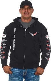 img 3 attached to 👕 Shop the Stylish JH Design Group Chevy Corvette Hoodies for Men - 6 Unique Styles Available!
