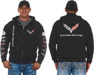👕 shop the stylish jh design group chevy corvette hoodies for men - 6 unique styles available! logo