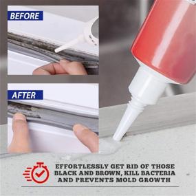 img 1 attached to 🧼 2PCS Mold Remover Cleaning Gel: Powerful Household Cleaner for Wall Tiles, Grout, Sealants, Bathrooms, Home & Kitchen Sinks Cleaning