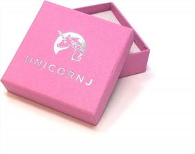 img 2 attached to Sterling Silver 925 Cubic Zirconia Pave Heart Stud Earrings For Kids - Made In Italy By UNICORNJ