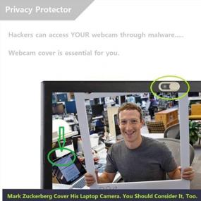 img 1 attached to Защитите вашу конфиденциальность с наклейками Sunshot для веб-камер на ноутбуки, смартфоны и планшеты – набор из 3-х плавно скользящих камер-защитников от наблюдения.