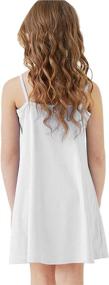 img 2 attached to Jorssar Spaghetti Coverups Sleeveless T Shirt Girls' Clothing : Dresses