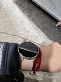 img 7 attached to Samsung Galaxy Watch 4 40Mm 2021 Защитный чехол для экрана Bling Crystal Diamonds Защитный чехол-бампер с пленкой из закаленного стекла Аксессуары для женщин, девушек, совместимых с Goton (прозрачный)