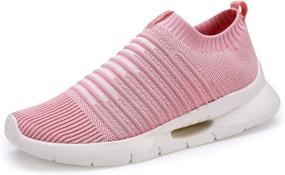 img 2 attached to Womens Sneakers Loafer Casual Walking Women's Shoes : Athletic