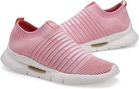 img 4 attached to Womens Sneakers Loafer Casual Walking Women's Shoes : Athletic