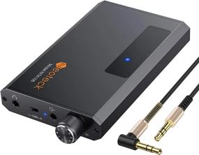 img 4 attached to Neoteck Portable 3.5Mm Headphone Amplifier With Bluetooth 5.0 Receiver, Two-Stage Gain Switch, 16-150 Ohm HiFi Earphone Amp, Aluminum Matte Surface
