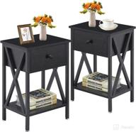 vecelo nightstand sofatable bedroom industrial furniture : accent furniture logo