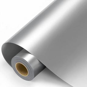 img 4 attached to Silver Permanent Vinyl - 12"X11FT Silver Adhesive Vinyl Roll For Cricut, Silhouette And Other Cutters, Permanent Outdoor Vinyl For Decor Sticker, Car Decal, Scrapbooking, Signs, Glossy & Waterproof