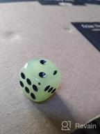 img 1 attached to Glow In The Dark Dice For Tabletop Games: Smartdealspro 10-Pack D6 Six Sided Dice For DND, MTG, RPG And More! review by Jason Rodman