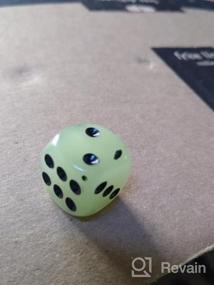 img 4 attached to Glow In The Dark Dice For Tabletop Games: Smartdealspro 10-Pack D6 Six Sided Dice For DND, MTG, RPG And More!