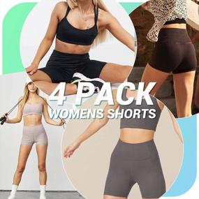 img 2 attached to Stay Comfortable And Stylish This Summer With NexiEpoch'S High-Waist Biker Shorts For Women - Buttery Soft And Perfect For Athletic Workouts!
