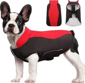 img 4 attached to 🐶 Kuoser Dog Winter Coat with Fur Collar - Waterproof Puppy Warm Jacket for Cold Weather - Cozy Dog Vest with Harness Hole - Windproof Pet Thick Apparel - Fleece Lined Clothing for Small Medium Large Dogs