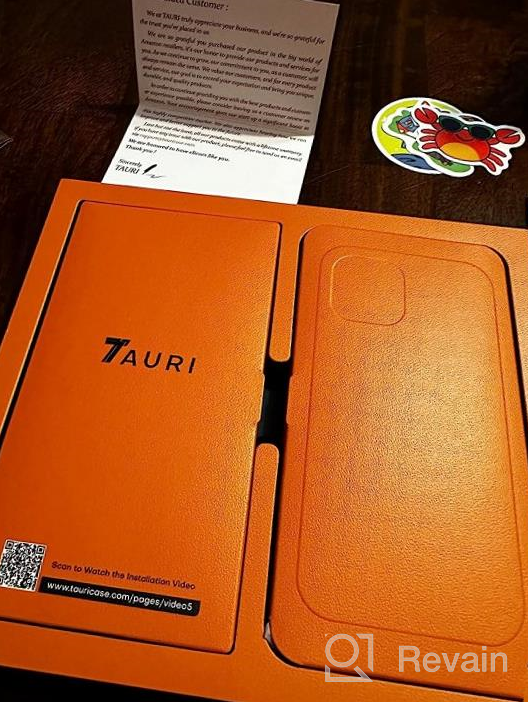 img 1 attached to TAURI [5 In 1] For IPhone 14 Pro Case, [Not Yellowing] With 2X Tempered Glass Screen Protector + 2X Camera Lens Protector, [Military Grade Drop Protection] Shockproof Slim Phone Case 6.1 Inch, Blue review by Alif Eagle