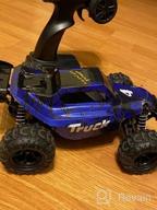 img 1 attached to Remote Control Car 1/18 Scale 2.4 Ghz High Speed 30+ MPH 4X4 Off Road RC Truck With LED Lights - Great For Adults & Kids By FUNTECH review by Joaquin Bennett