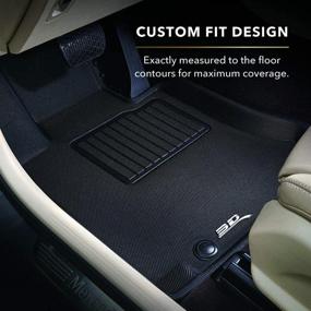 img 2 attached to 3D MAXpider Second Row Custom Fit All-Weather Floor Mat For Select Kia Rio/Rio 5 Models - Kagu Rubber (Tan)