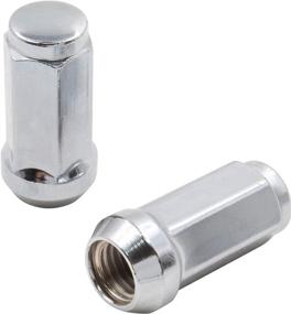 img 1 attached to 🔩 Set of 20 Chrome 14x1.5 Closed End Bulge Acorn Lug Nuts - Cone Seat - 19mm (3/4") Hex M14x1.50 Wheel Lug Nut Kit (20 Lug M14x1.50, Chrome)