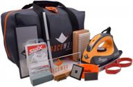 complete diamond ski snowboard waxing and tuning kit by racewax logo