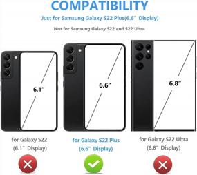 img 3 attached to Samsung Galaxy S22 Plus 5G 6,6-дюймовый чехол-кошелек с держателем для карт, магнитной застежкой и противоударным покрытием - Onetop (синий)