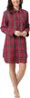 cozy up in style with pajamagram flannel christmas nightgown for women logo