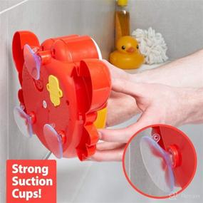 img 2 attached to 🦀 Chuchik Crab Bubble Bath Maker with 24 Children’s Songs – Baby, Toddler Kids Bath Toys – Perfect Gifts for Toddlers – Sing-Along Bath Bubble Machine (Light-Red)