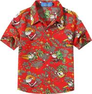 👕 boys' clothing - tops, tees & shirts - sslr tropical hawaiian christmas shirts logo