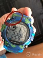 img 1 attached to Stay on Schedule with AZLAND 3 Alarms Kids Sports Wristwatch - Waterproof Digital Watches for Boys and Girls review by Dee Holt