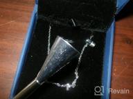 img 1 attached to Ristake Memorial Necklace: Stainless Steel Cremation Jewelry for Ashes review by Noel Schmits