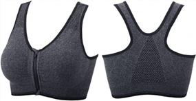 img 3 attached to YEYELE Women'S Medium Support Sports Bra W/ Removable Pads - 1, 3 Or 5 Pack Options!